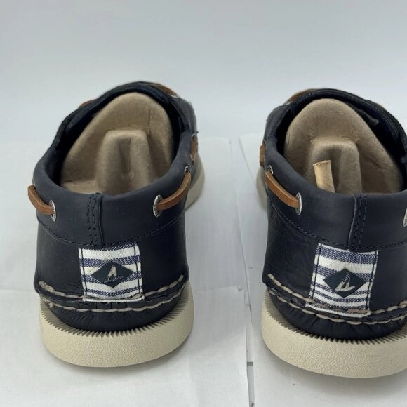 Men's Sperry Boat shoes size 10.5 Navy 2 eye - Picture 6 of 8